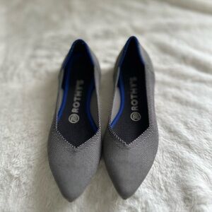 Rothy's Charcoal and Blue Women's Flats